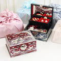 Najeonchilgi Pine & Crane Hanji Mother of Pearl Jewelry Box, 18 cm
