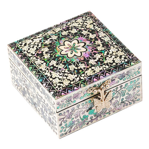 Bosang Vine Pattern 1-Tier Jewelry Box