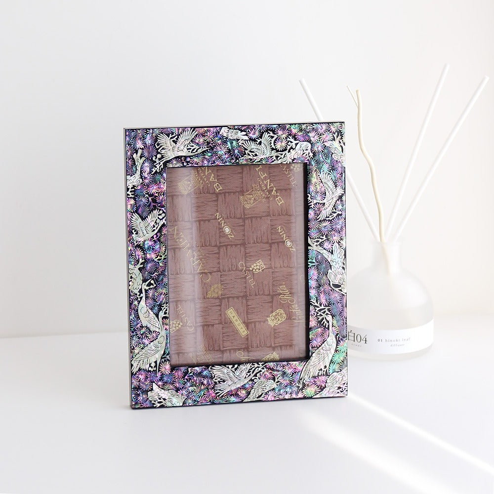 Najeonchilgi Pine & Crane Mother of Pearl Frame (Large)