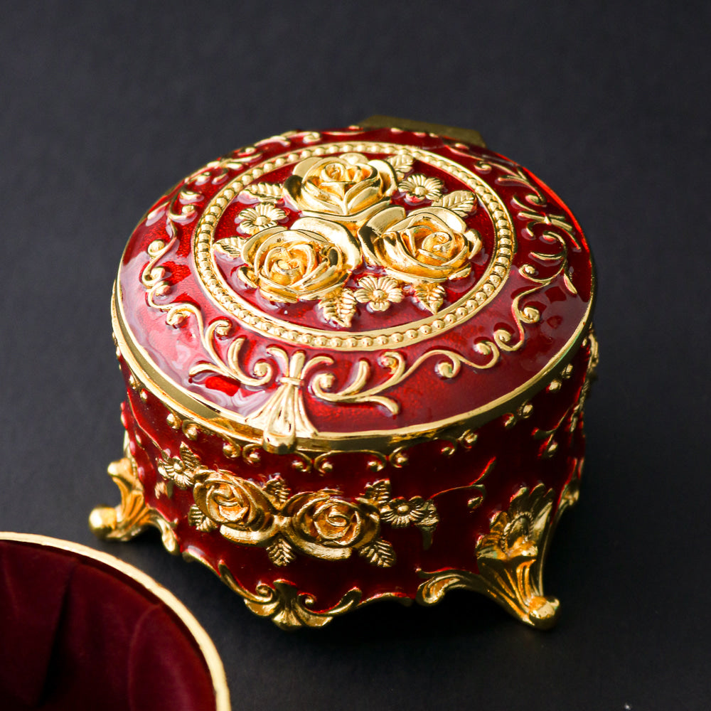 Mini Case Round Jewelry Box (P)