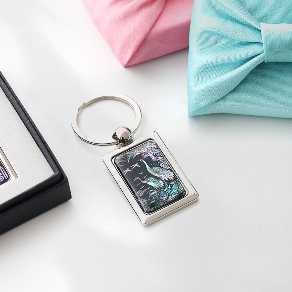 Keyring Keyring Keyring Holder Najeonchilgi Mother of Pearl Traditional