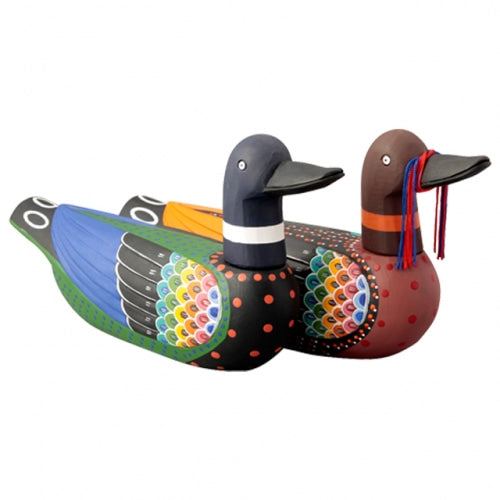 Medium Wooden Mandarin Duck - DE0137