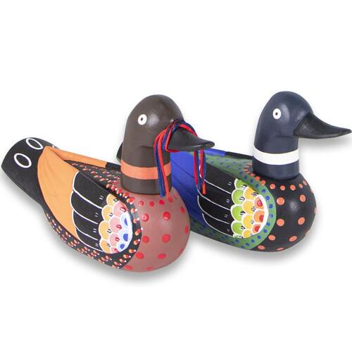 Small Wooden Mandarin Duck - DE0130