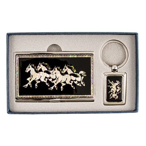 Najeon Chilgi Mother of Pearl Business Card Case Set - OF0165