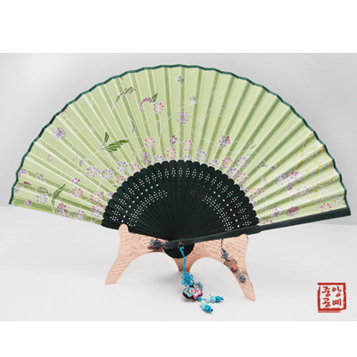 Silk & Ramie Hand Fan — Butterfly - FN0054