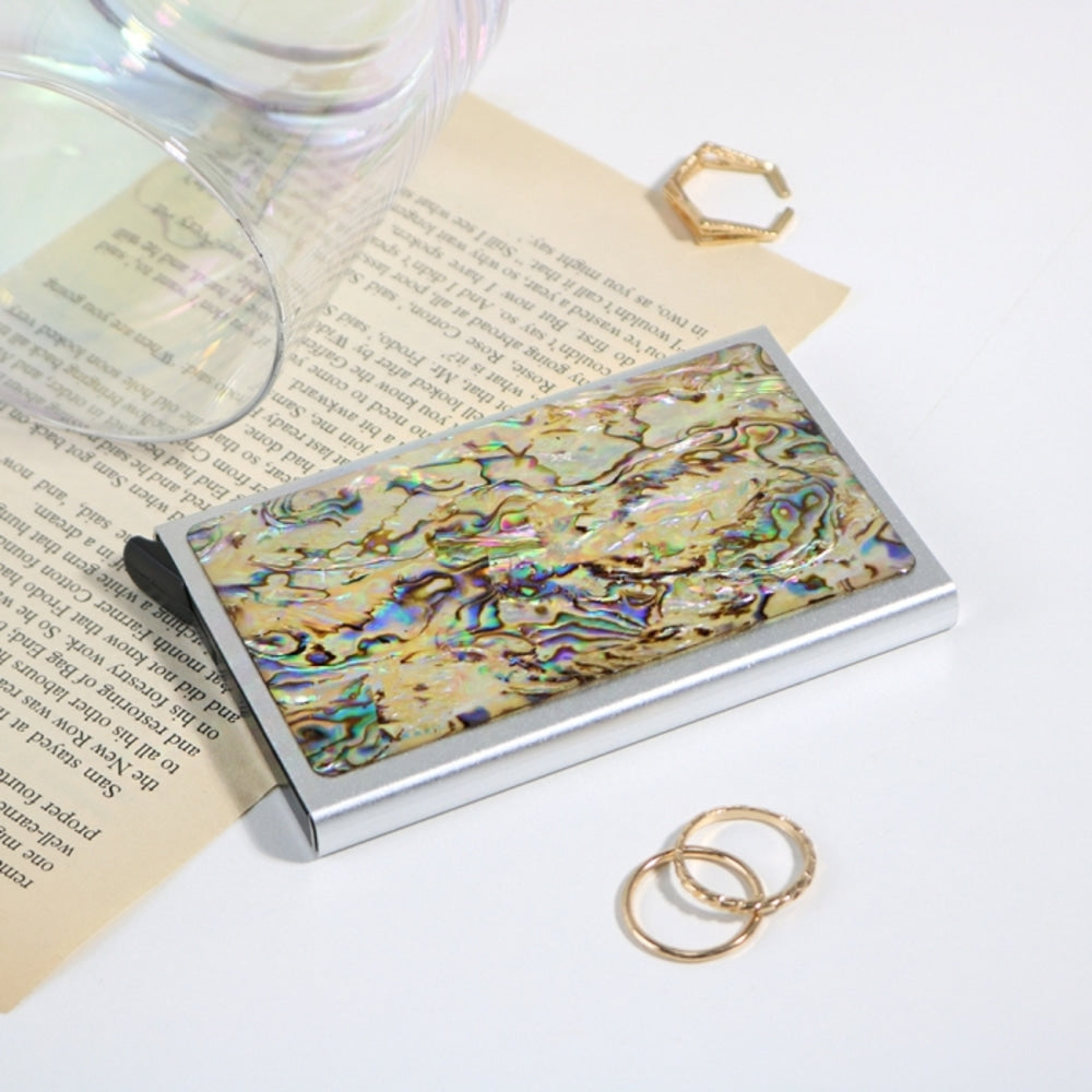 Najeon Marbled Pattern Card Case M