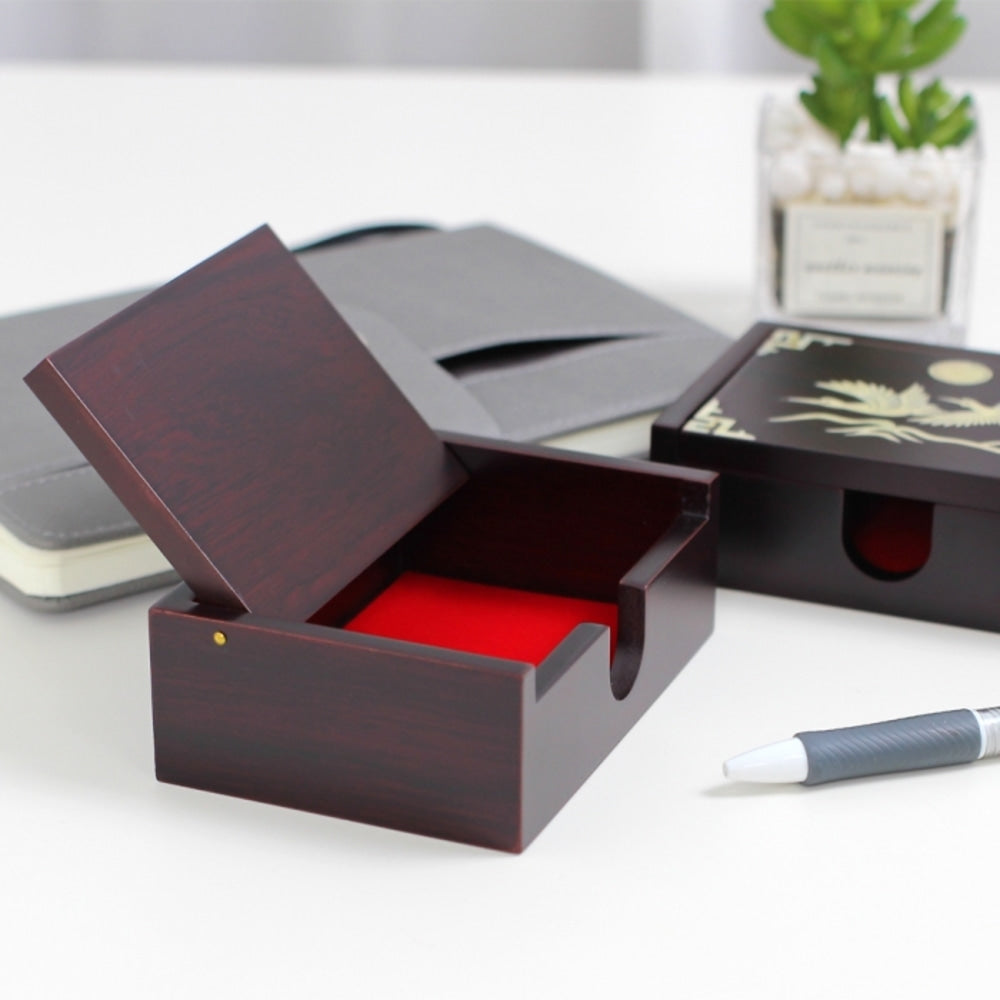Najeonchilgi Mother of Pearl Business Card Case (Auto-Open)