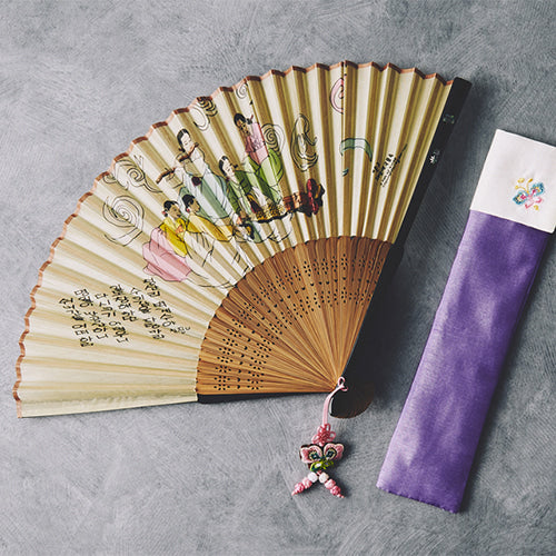 Silk & Ramie Hand Fan - FN0023