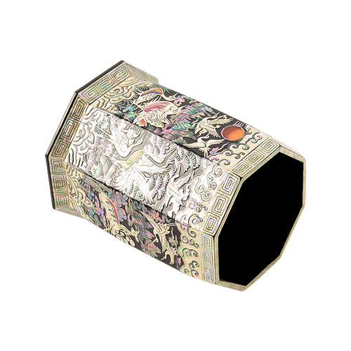 Najeon Chilgi Mother of Pearl Pen & Pencil Holder — Sipjangsaeng - OF0050