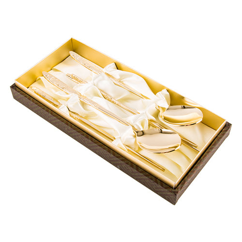 Spoon & Chopstick Set — Sipjangsaeng (Gold) - LV0086