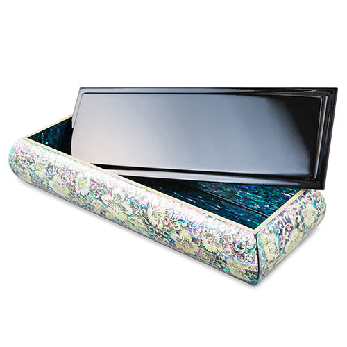 Najeon Chilgi Mother of Pearl Pen & Pencil Holder — Phoenix by Kwak Jang-sun - OF0024