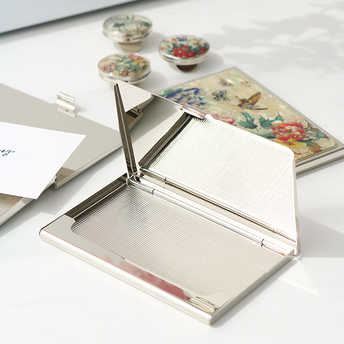 2-Piece Set: Business Card Case Golf Ball Marker K(Flower)