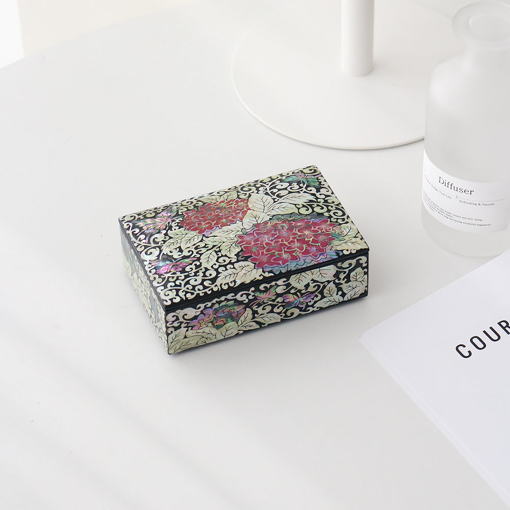 Premium Najeon Hydrangea Business Card Case (Master Artisan Jang Tae-bok)