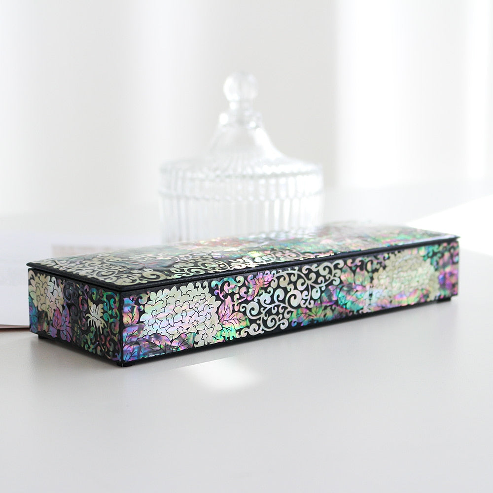 Premium Najeon Hydrangea Pen Case (Master Artisan Jang Tae-bok)
