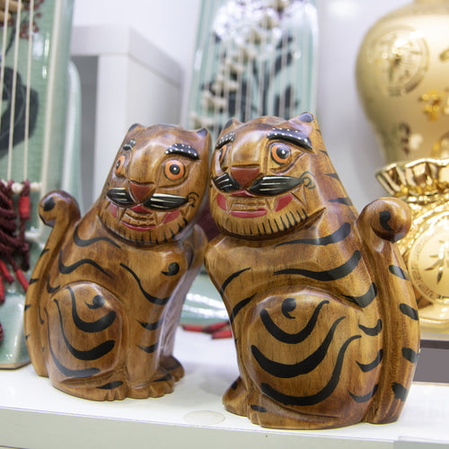 Wooden Mandarin Duck — Tiger - DE0153