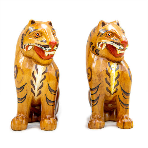 Wooden Mandarin Duck — Tiger - DE0152