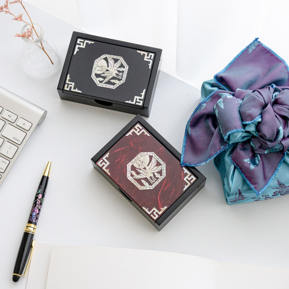 Najeon Chilgi Mother of Pearl Business Card Holder - OF0005