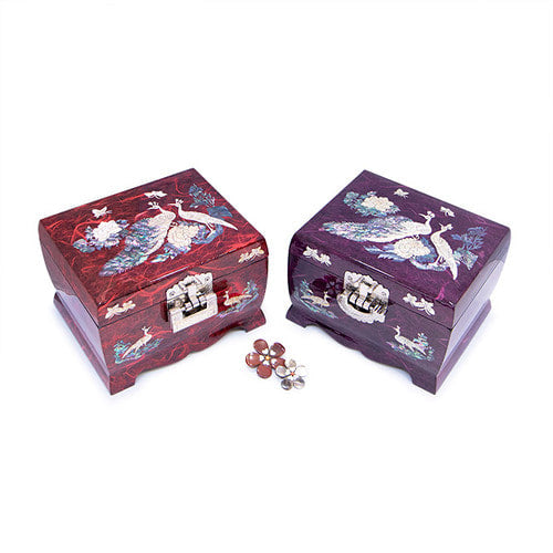 Music Box Melody Hanji Base Mother of Pearl Jewelry Box - Oh Myung - Ho