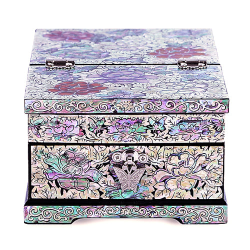Peony 1-Tier Drawer VanityJewelry Box