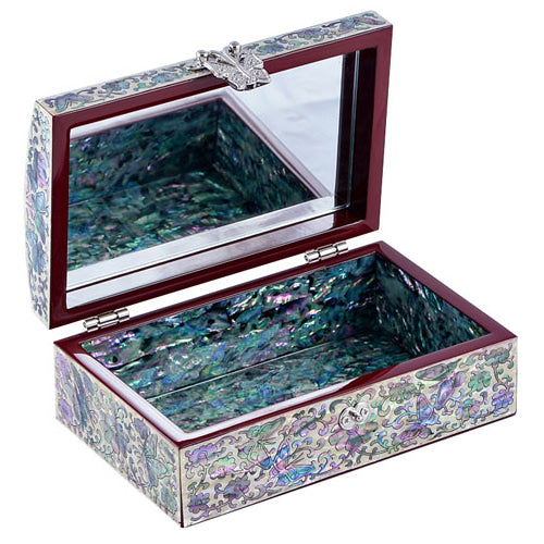 해RedBox ButterflyPattern 1-Tier Jewelry Box Medium