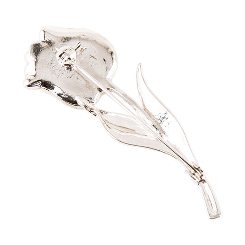 Tie Pin, Cufflinks & Brooch (White) - LV0139