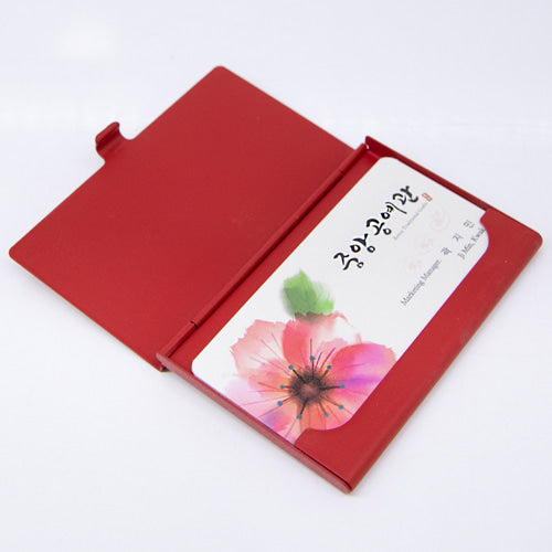 Najeon Chilgi Mother of Pearl Business Card Case — Plum Blossom - OF0086