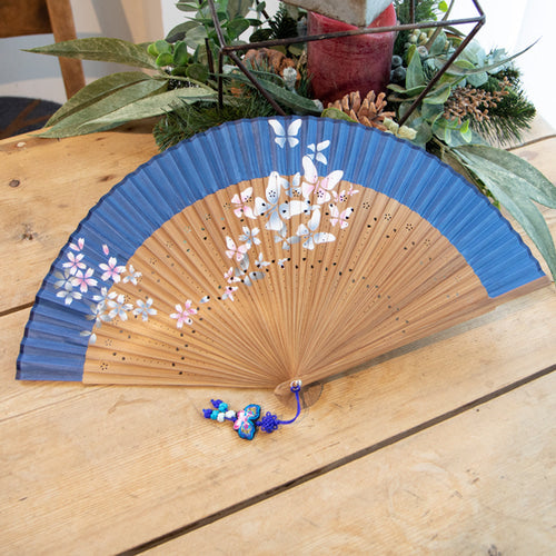 Silk & Ramie Hand Fan - FN0060