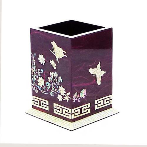 Najeon Chilgi Mother of Pearl Pen & Pencil Holder (Purple) - OF0039