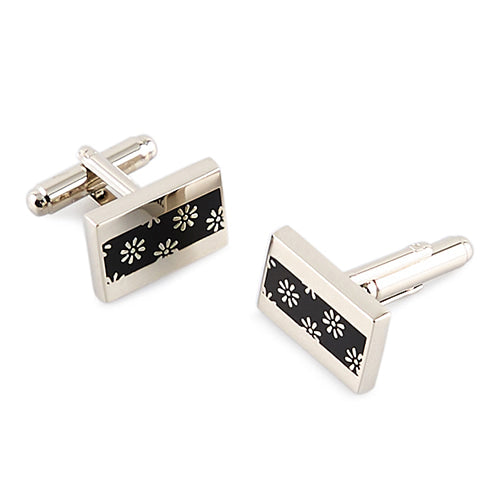 Tie Pin, Cufflinks & Brooch — Chrysanthemum - LV0154