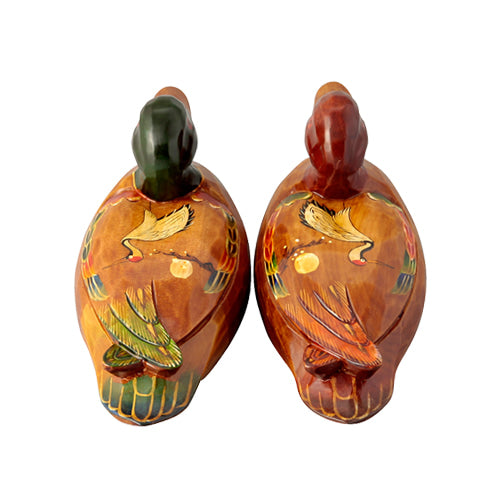 Medium Wooden Mandarin Duck - DE0146