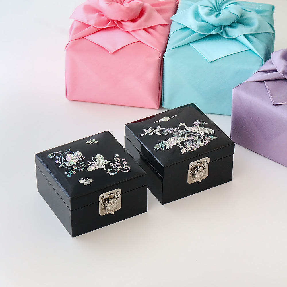 Mini Jewelry Box Mother of Pearl Jewelry Box Holder Box