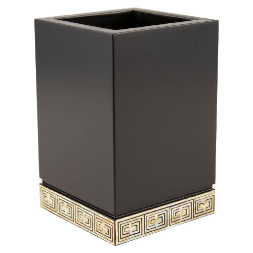 Najeon Chilgi Mother of Pearl Pen & Pencil Holder — Lotus - OF0046