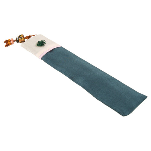 Silk & Ramie Hand Fan — Plum Blossom - FN0052