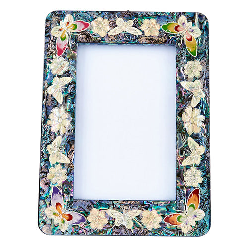 Najeon Chilgi Mother of Pearl Picture Frame — Butterfly - DE0086
