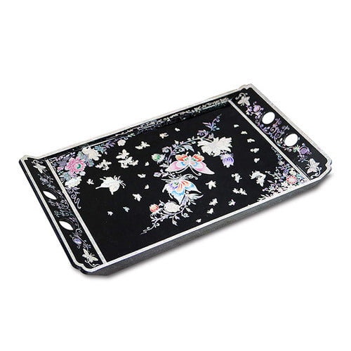 Large Najeon Chilgi Mother of Pearl Plate & Tray — Butterfly - DE0051