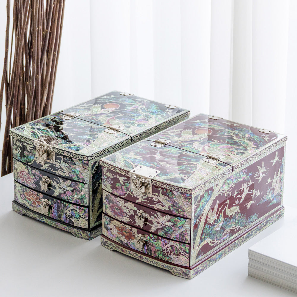 Pine & Crane Najeonchilgi Mother of Pearl Vanity Jewelry Box
