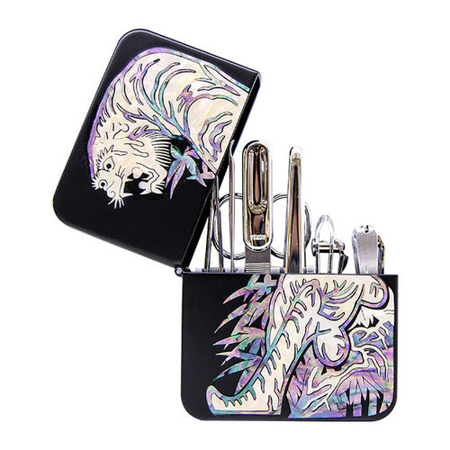 Nail Clipper Set — Tiger (Black) - LV0128