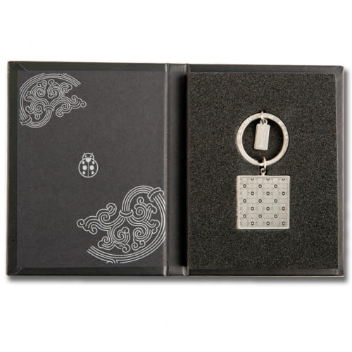 Keyring, Magnet & Hair Tie (Silver) - LV0236