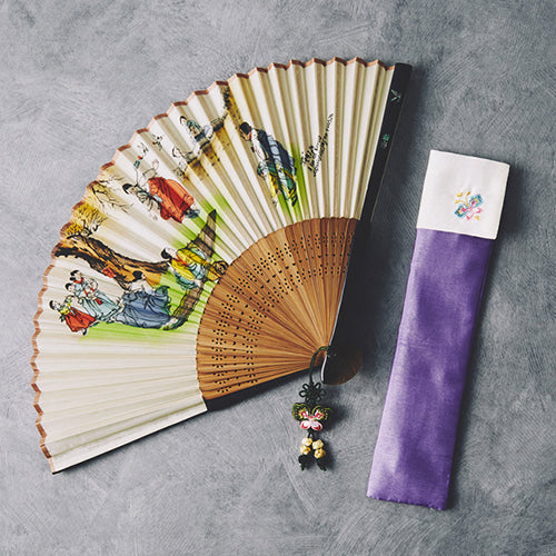 Silk & Ramie Hand Fan - FN0020