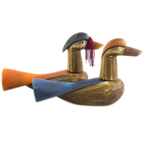 Medium Wooden Mandarin Duck — Phoenix - DE0135
