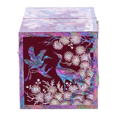 Crane & Pine PhoenixRing Double LiddedJewelry Box (Red) - by Yoo Chang-geun