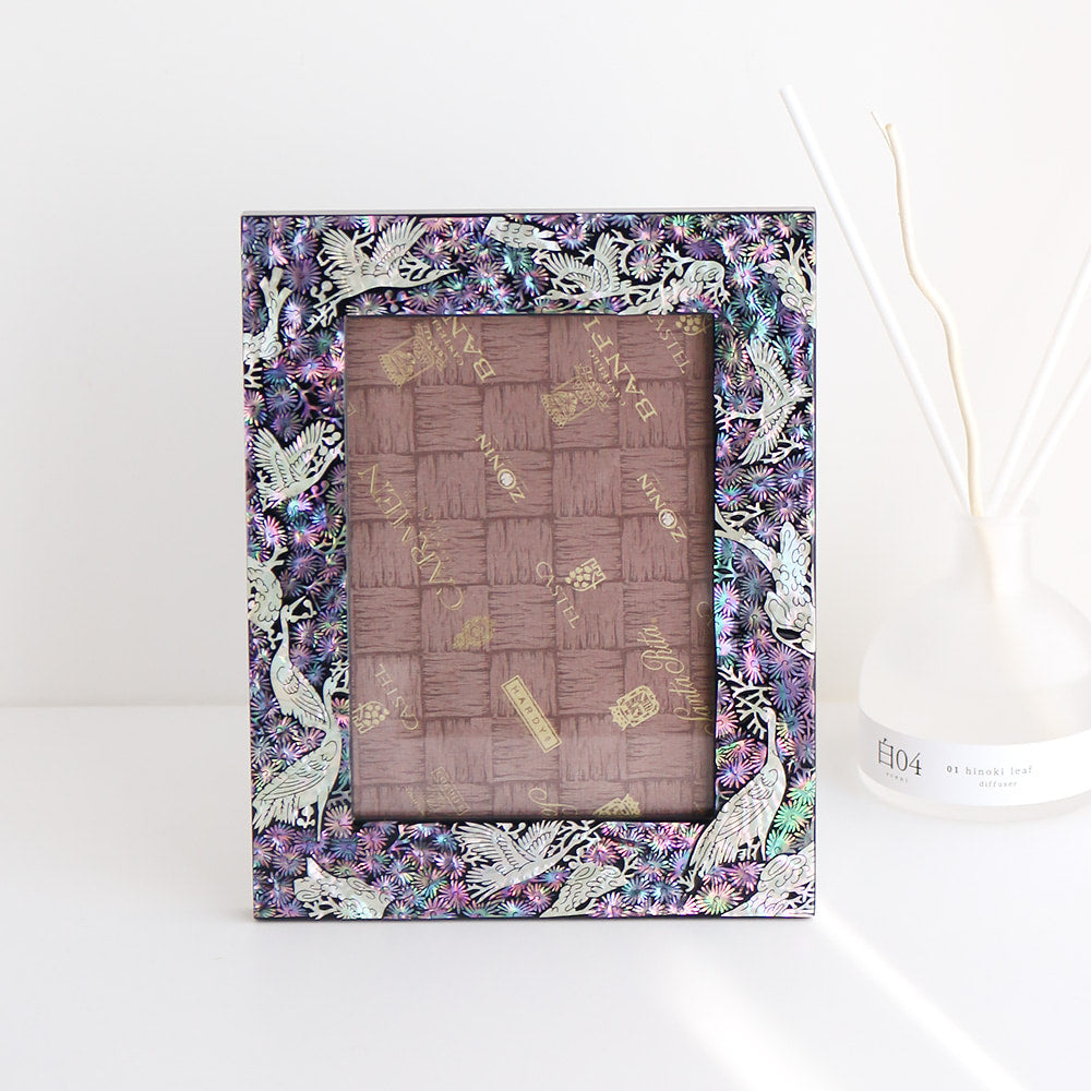 Najeonchilgi Pine & Crane Mother of Pearl Frame (Large)