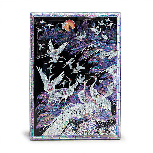 Najeon Chilgi Mother of Pearl Document & Memo Box — Sipjangsaeng - OF0219