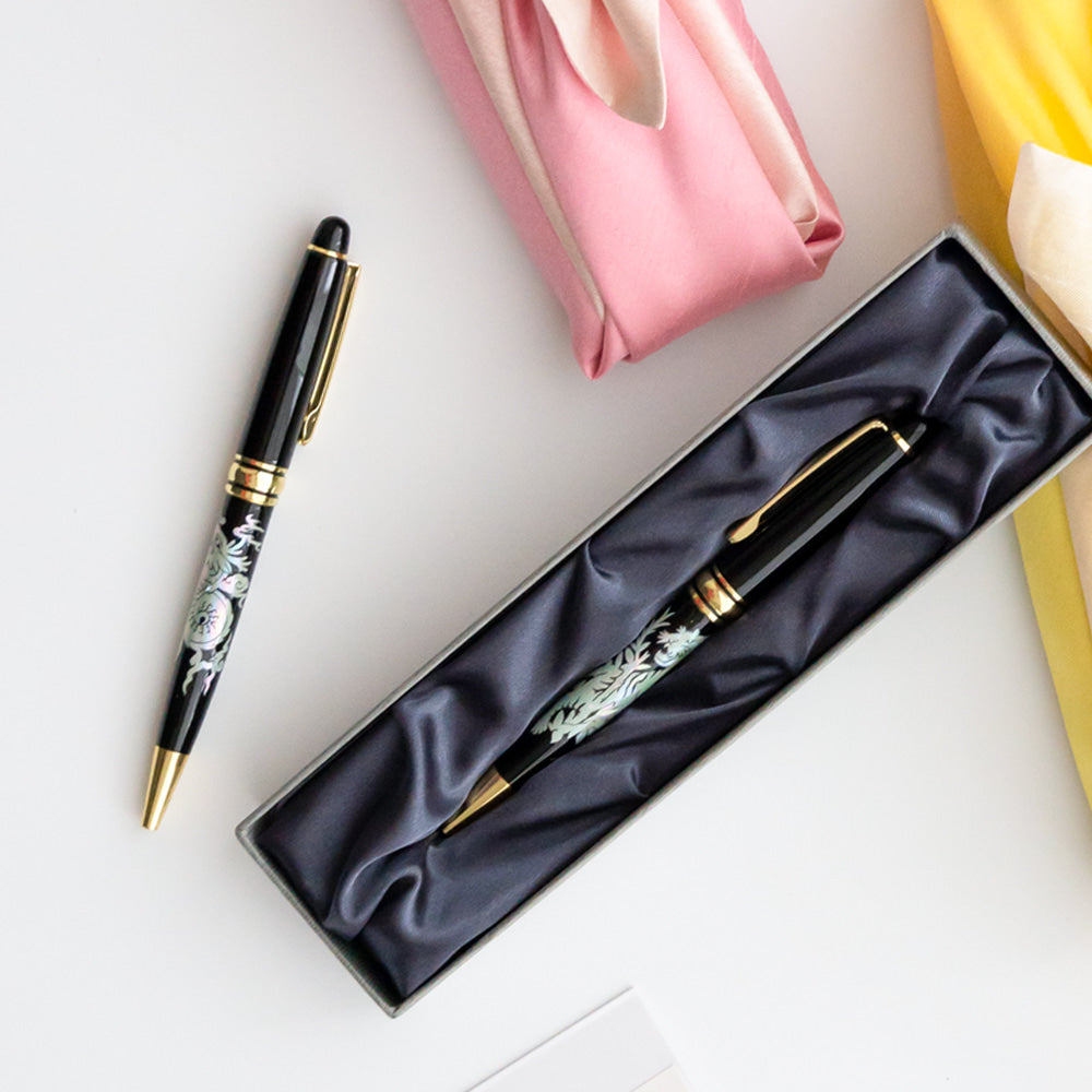 Najeon Chilgi Mother of Pearl Ballpen & Letter Opener — Dragon - OF0059