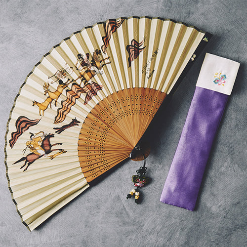 Silk & Ramie Hand Fan - FN0021