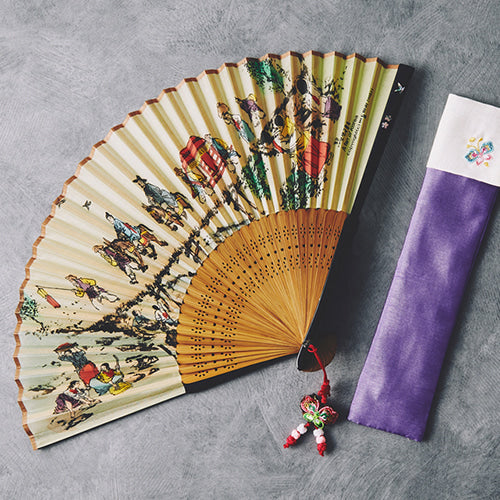 Silk & Ramie Hand Fan - FN0022