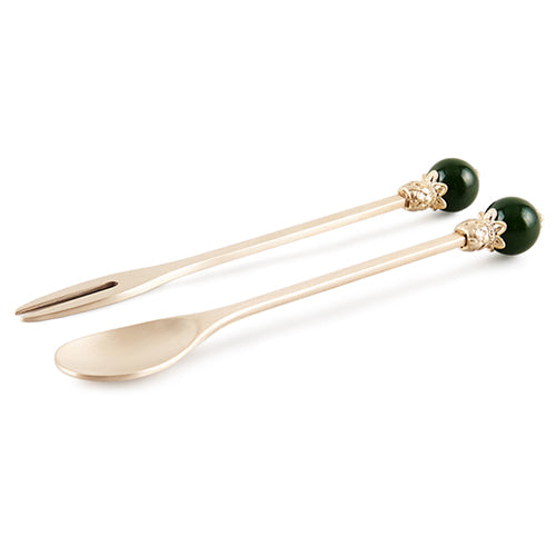 Spoon & Chopstick Set (Green) - LV0099