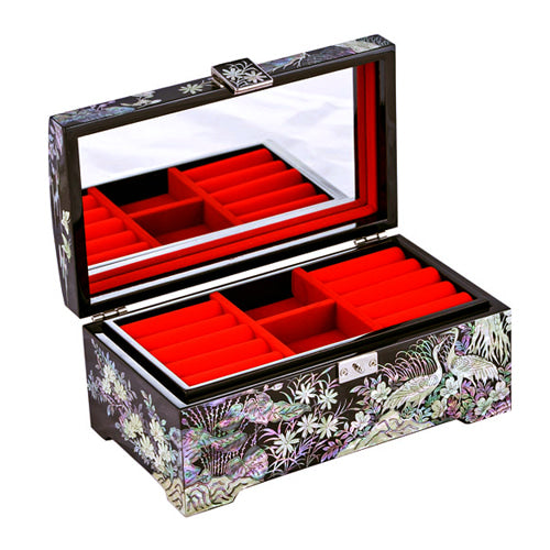 Pine & Crane 2-TierJewelry Box