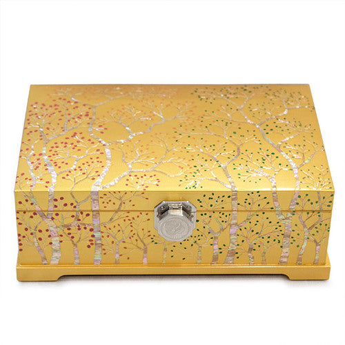 Crane & Pine 1-Drawer Vanity Jewelry Box (Black)