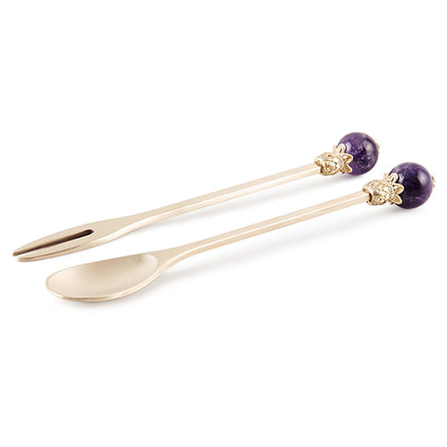 Spoon & Chopstick Set (Purple) - LV0097